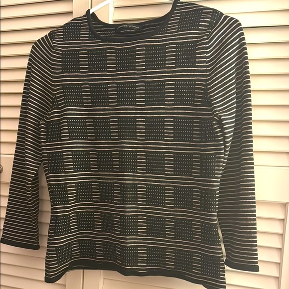 Adrienne Vittadini Designer Sweater Medium EUC 3/4 sleeve - Picture 1 of 4